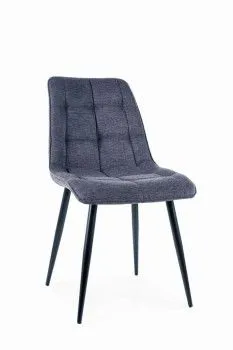 Стул кухонный SIGNAL CHIC Brego 18 (серый/черный)