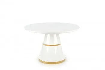 Стол обеденный Halmar VEGAS (белый/золотой)