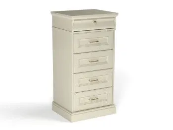 Комод высокий, Сиена (550*469*1097) Береза бежевая, 12304