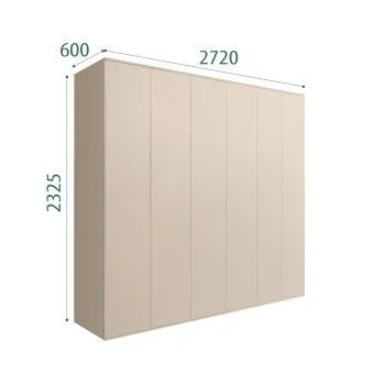 Шкаф 5-ти дверный Bogemia Air (Ваниль) БМШ2/5(0)