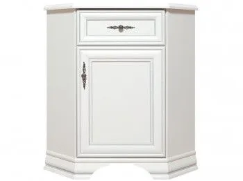 Тумба Кентаки KOMN1D1S/P угловая белый - Выставка Лобня