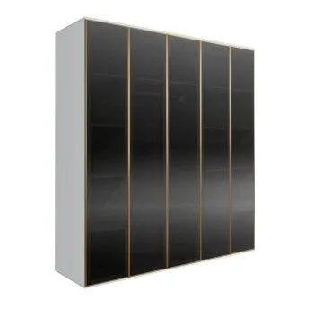 Шкаф 5-ти дв. Bogemia Air (Белый/Золото) БМШ2/5(5)