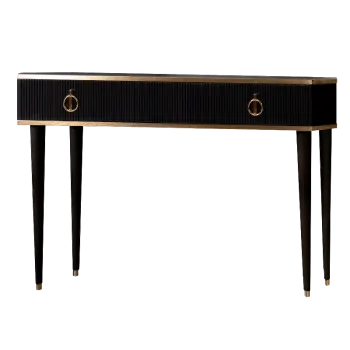 Стол туалетный Римини СОЛО (Черный/Золото) РМСТ-1(s)