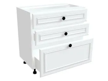 Стол с ящиками СЯ-80, Бьянка (800*470*820) Белый, 21116