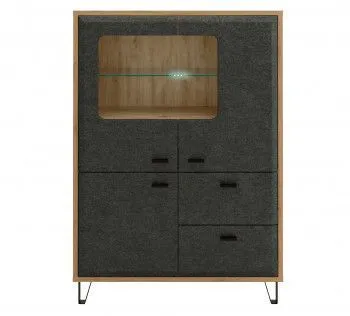 Тумба Грейс KOM2W1D2S с подсветкой