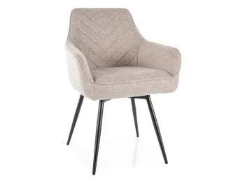 Стул кухонный Signal SERVIO Brego 31 поворотный (светло-бежевый/черный)