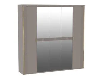 Шкаф 5 дверный NEW, Сиде (2312*523*2304) Мокко, 12622