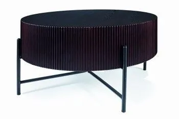 Стол журнальный Signal TUCA (темный орех/черный)