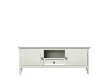 Тумба ТВ малая 1 ящик 2 дверцы Manhattan (Молочный)