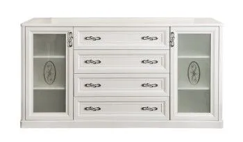 Балашиха - Комод Мишель белый матовый (гостиная)