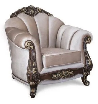 Кресло Марселла корень дуба глянец