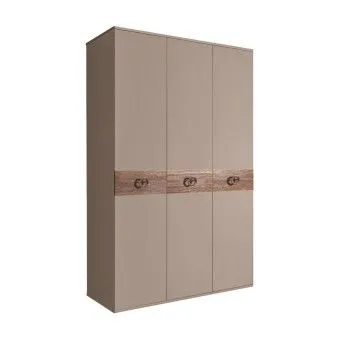 Шкаф 3-х дверный Bogemia Wood Fi (Мокка/Хром) БМШ2/3(Wo)