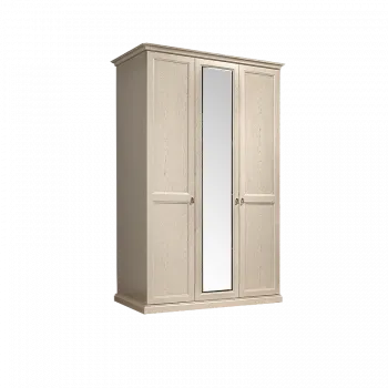 Шкаф 3-х дв. (с зеркалом) для платья и белья Венеция дуб седан ВНШ1/3