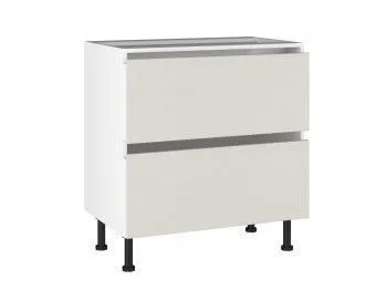 Стол с ящиками СЯ-(2)-80, Виста (800*523*870) Экокожа Белый, 26215