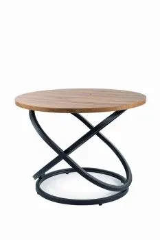 Стол журнальный Signal EOS D (дуб артизан/черный)