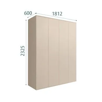 Шкаф 4-х дверный Bogemia Air (Ваниль) БМШ2/4(0)