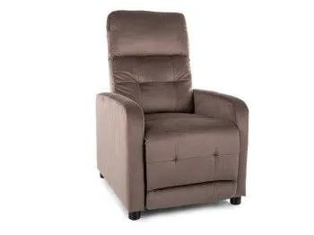 Кресло Signal OTUS Velvet Bluvel 38 раскладное (капучино)