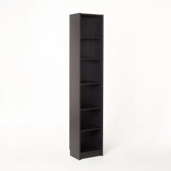 МАЛЬМ / VARMA Стеллаж ИКЕА / IKEA 40, 40x200x28, шпон, черный