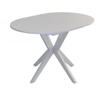 Стол Астерия (Белый /шпон Бук) 1300 (1750) * 900