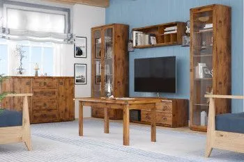 Гостиная Индиана дуб