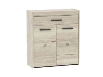 Тумба 900 ПМ-4 высокая, Мале (900*384*1020) Дуб галифакс белый, 50503