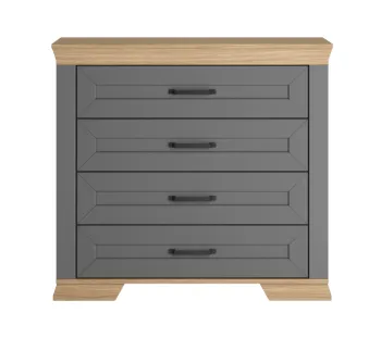 Комод Марсель KOM4S дымчатый алмаз