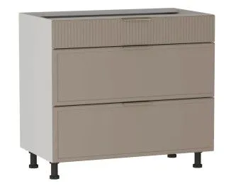 Стол с ящиками СЯ-90 (140/284), Берта (900*528*820) Мокко, 25126