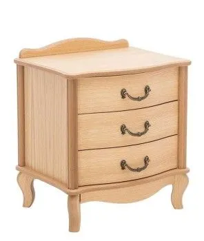 Тумбочка прикроватная Джульетта 3 ящ. (светлый дуб)