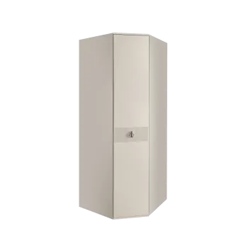 Шкаф угловой Римини СОЛО (Бежевый/Серебро) РМШУ2/1(s)