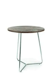 Стол журнальный Signal ALTA B (орех/хром)