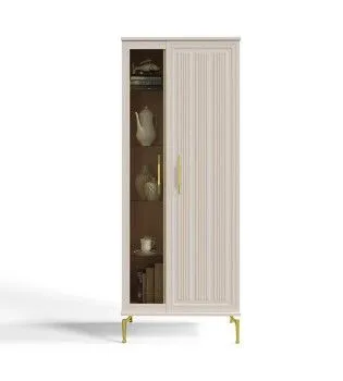 Витрина Замира 2-ств высокая бежевый