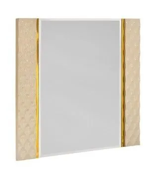 Зеркало Лара ППУ бежевый глянец