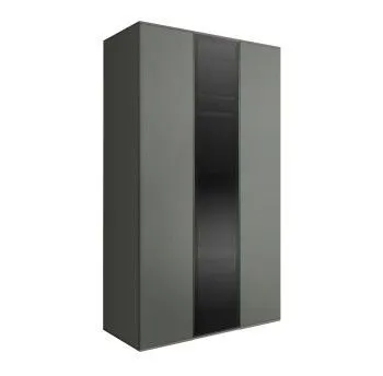 Шкаф 3-х дверный Bogemia Air (Серый/Черный) БМШ2/3(1)