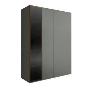 Шкаф 4-х дв. Bogemia Air (Серый/Золото) БМШ2/4(1)