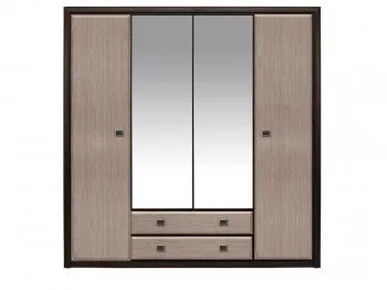Шкаф платяной Коен SZF 4D2S Венге/Штрокс (NEW)