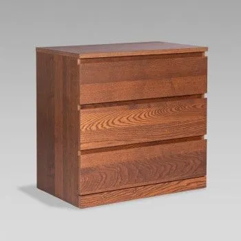 Варма Прайм 3 комод 80x77x48 шпон ясень, коричневый