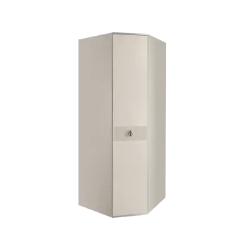 Шкаф угловой Римини СОЛО (Слоновая кость/Серебро) РМШУ2/1(s)