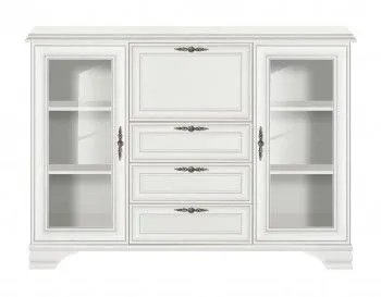 Комод-бар Кентаки KOM2W3S1B белый