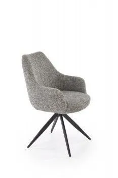 Стул кухонный Halmar K564 поворотный (серый/черный)