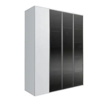 Шкаф 4-х дв. Bogemia Air (Белый/Серебро) БМШ2/4(3)