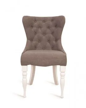 Кресло Вальс (эмаль белая/G21 - серый)