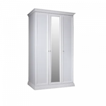 Шкаф 3-х дв. для платья и белья (1 зеркало) Амели дуб АМШ1/3