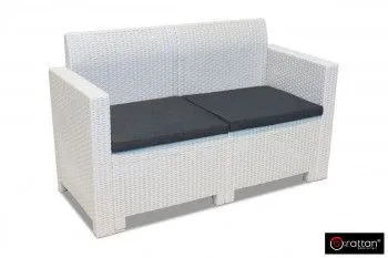 Диван NEBRASKA SOFA 2 (2х местный диван), белый