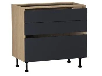 Стол с ящиками СЯ-90, Женева (900*520*870) Дуб Палермо/Синий матовый, 22522