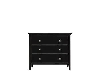 Комод 3 ящика Manhattan (Черный)