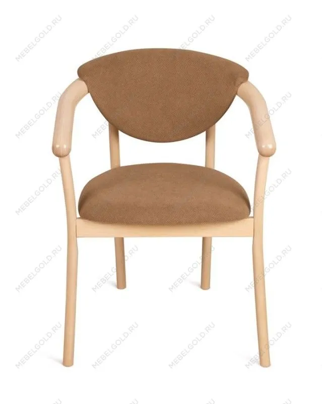 Кресло венское Виенна (беленый дуб/коричневый М08)