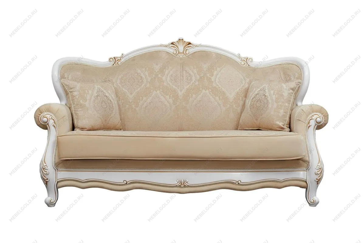 Диван Натали 3х местный белый глянец | изображение 1