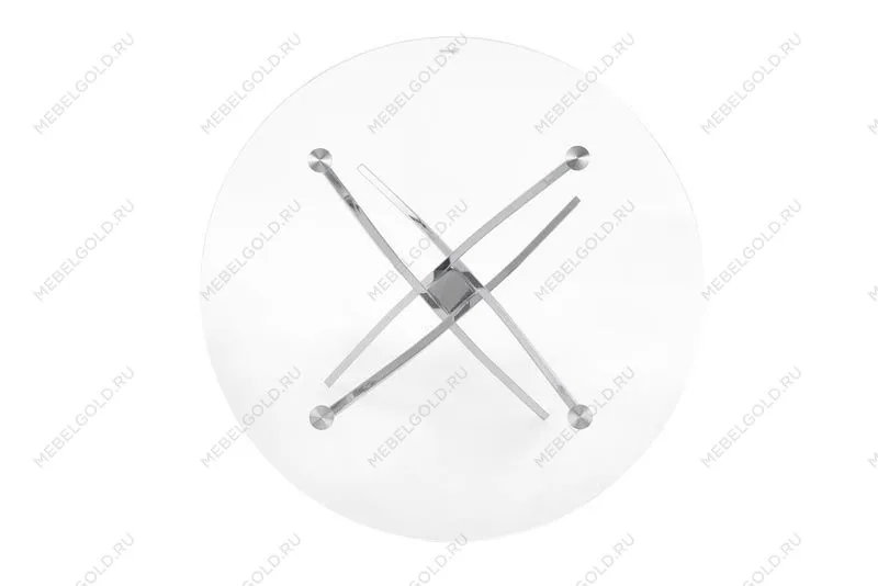 Стол обеденный Halmar RAYMOND (прозрачный/хром) | изображение 3