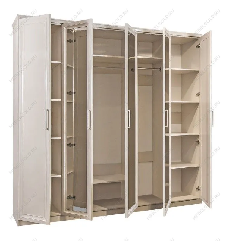 Шкаф Нонна 5-дверный мокко глянец | изображение 1