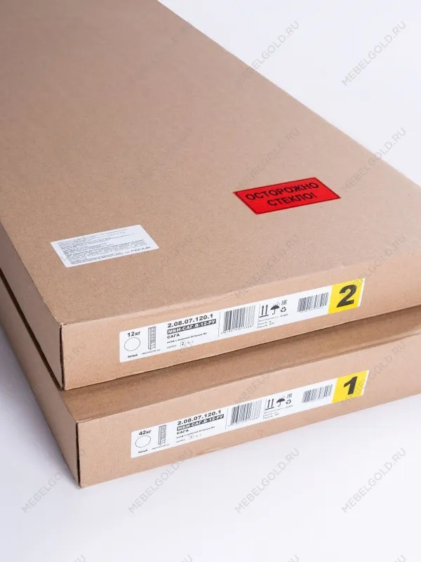 Шкаф с витриной Сага, 50х41х215 см, белый/ясень | изображение 12